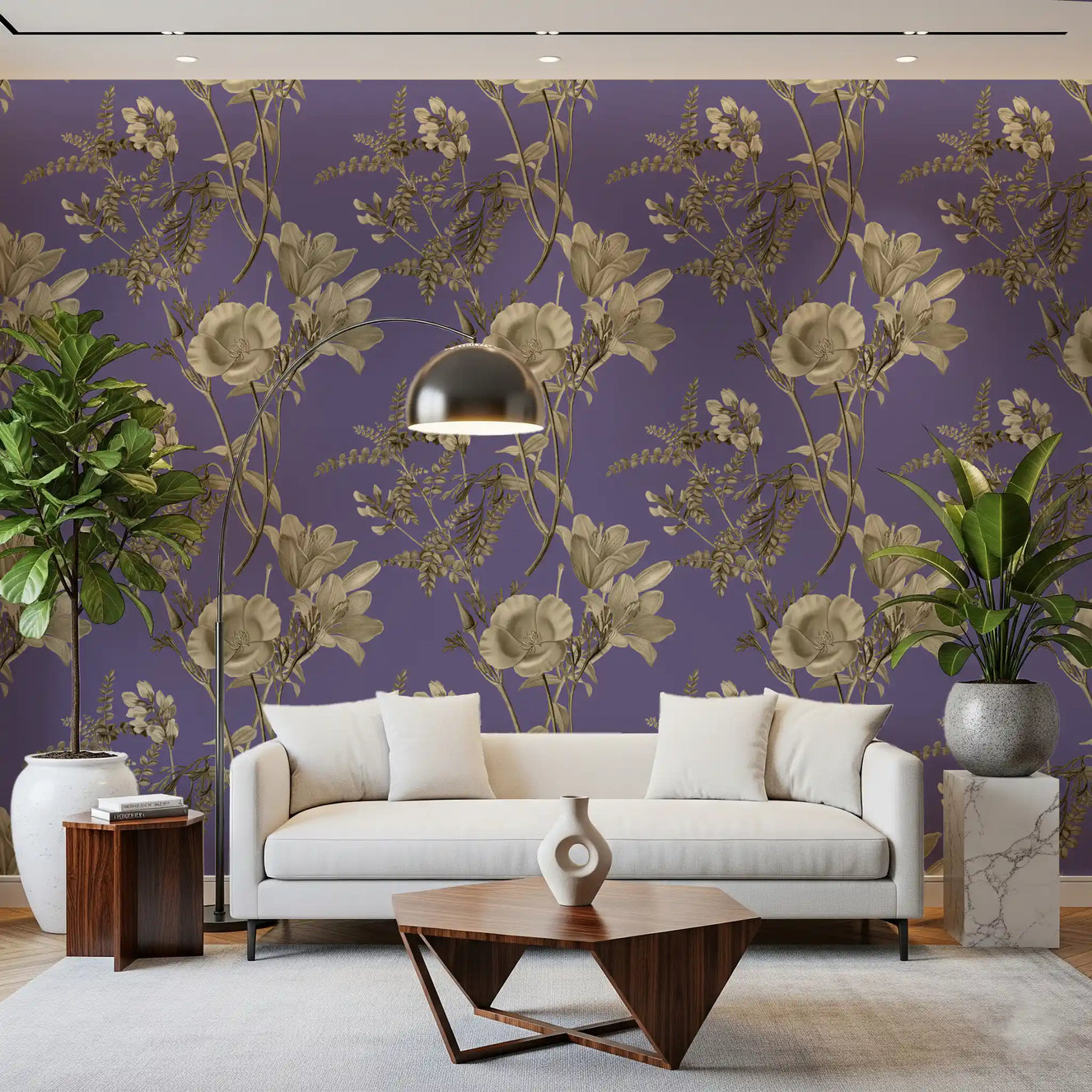 Ensueño floral vintage Wallpaper⁠