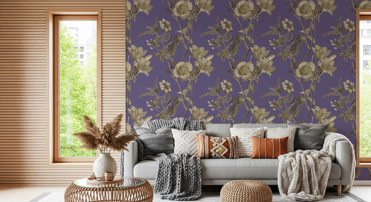 Ensueño floral vintage Wallpaper⁠