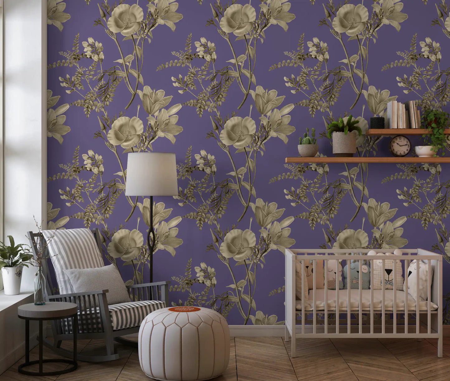 Ensueño floral vintage Wallpaper⁠