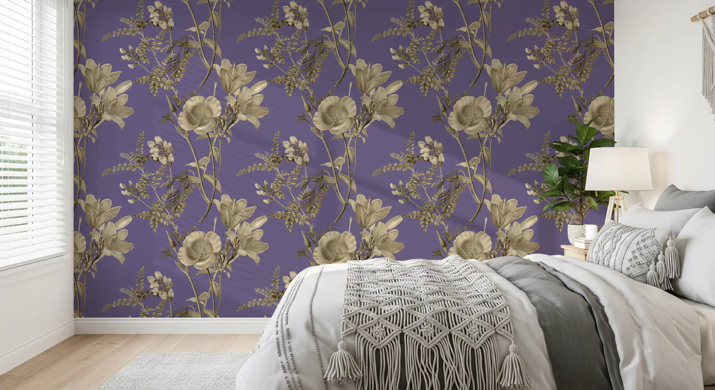 Ensueño floral vintage Wallpaper⁠