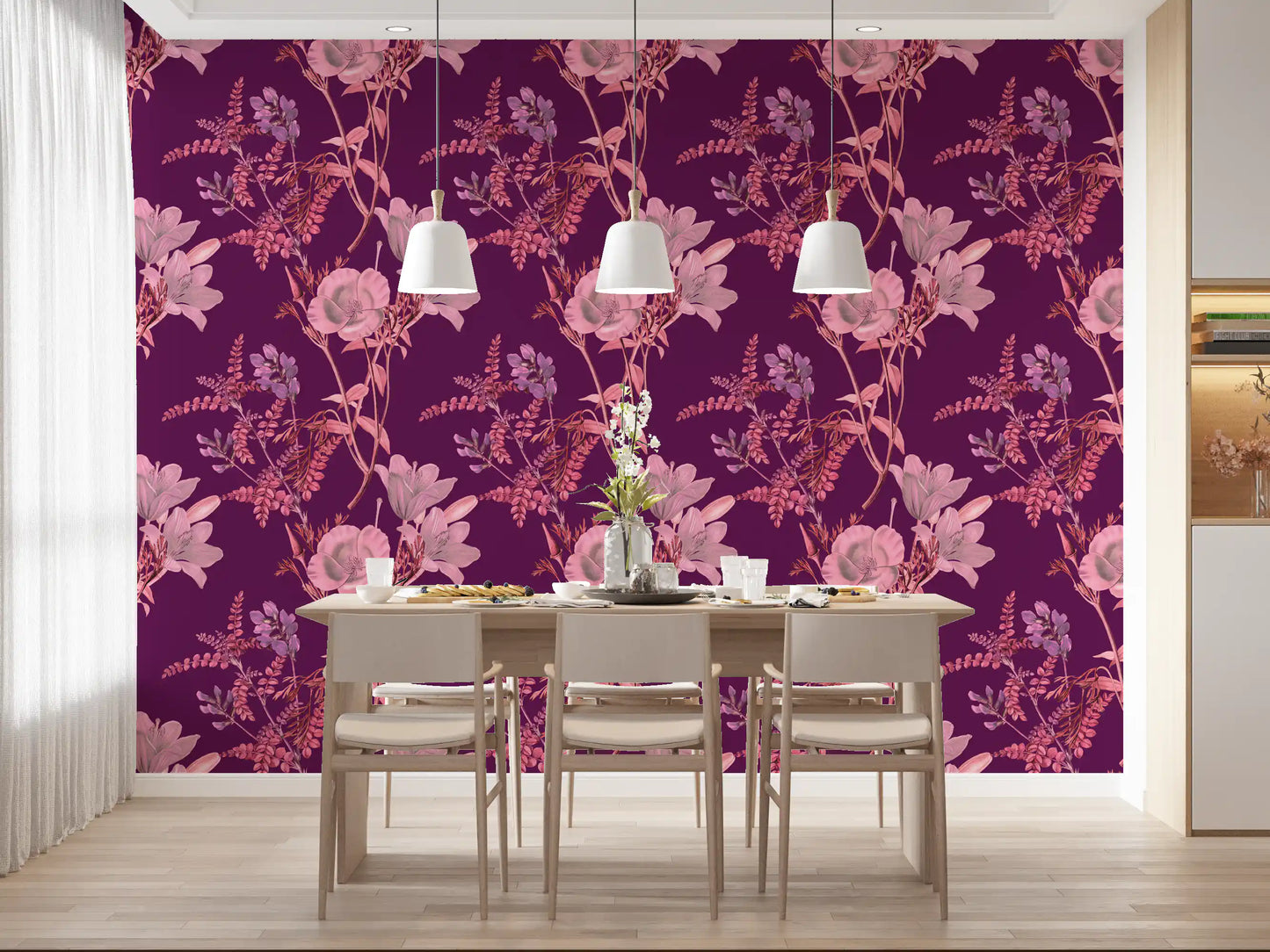 Ciruela botánica opulenta Wallpaper⁠