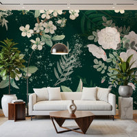 Elegancia de la floración del bosque Wall Mural