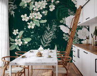 Elegancia de la floración del bosque Wall Mural