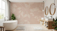 Botanical Embrace Blush Wall Mural