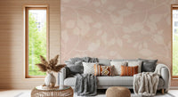 Botanical Embrace Blush Wall Mural