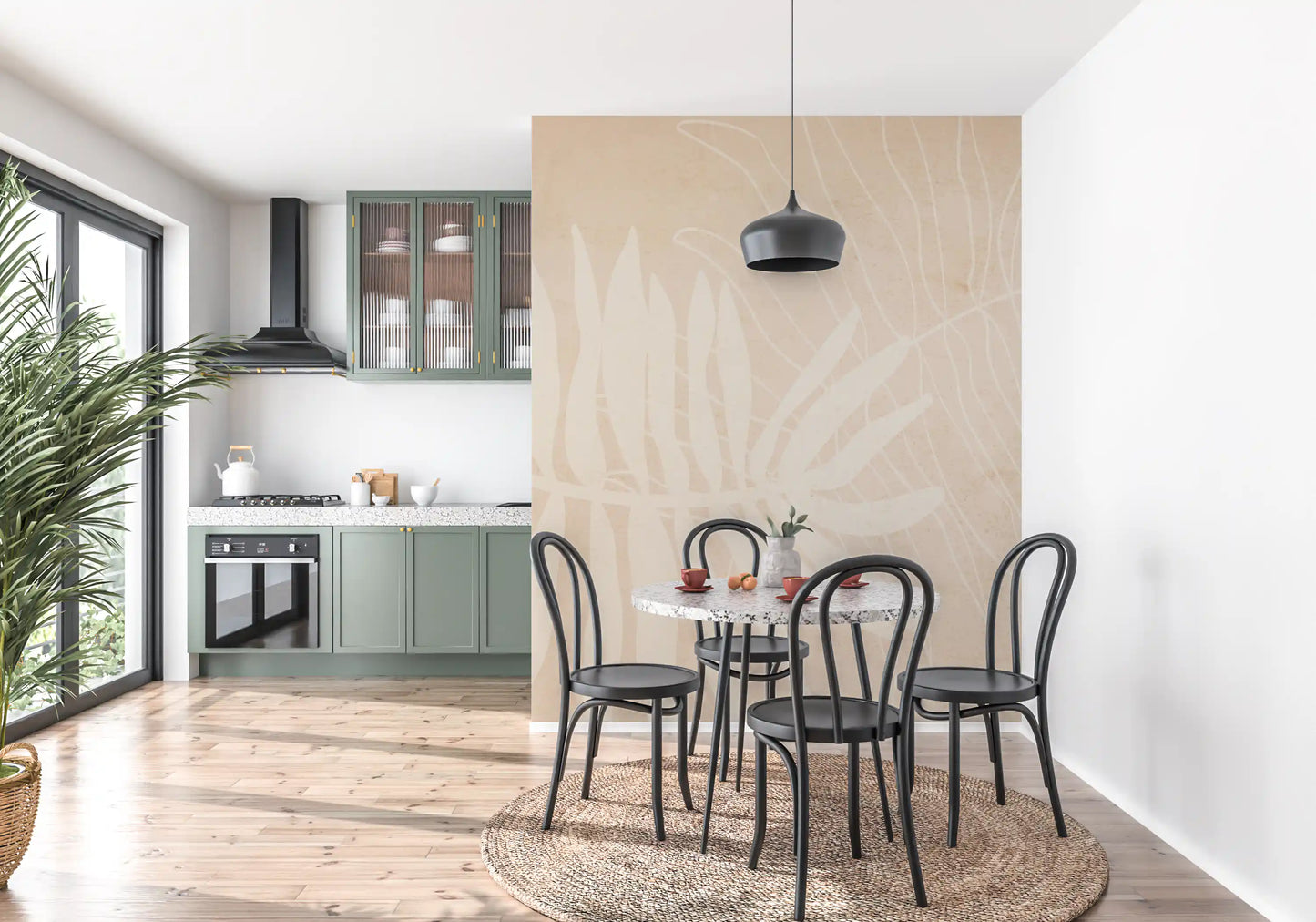 Soft Botanical Prints Wall Mural