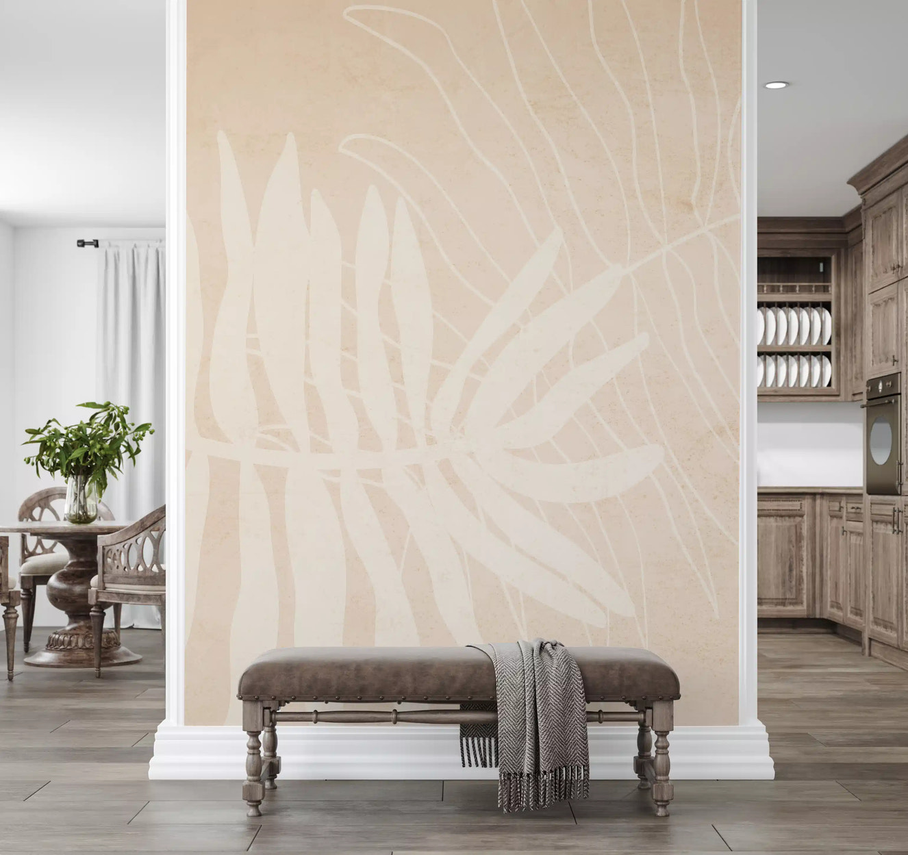 Soft Botanical Prints Wall Mural