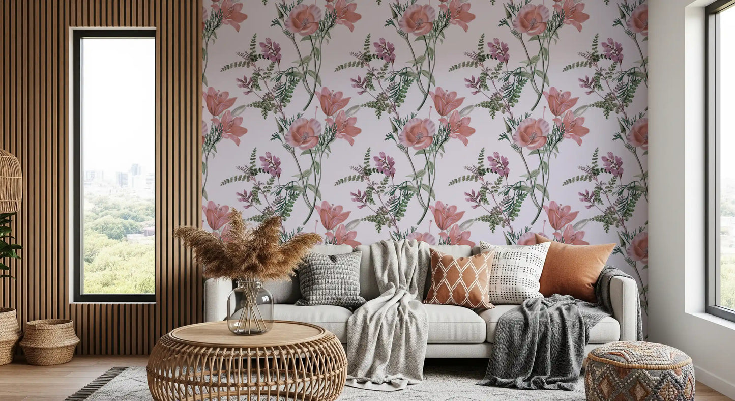 Whispers from the Lilac Garden Wallpaper