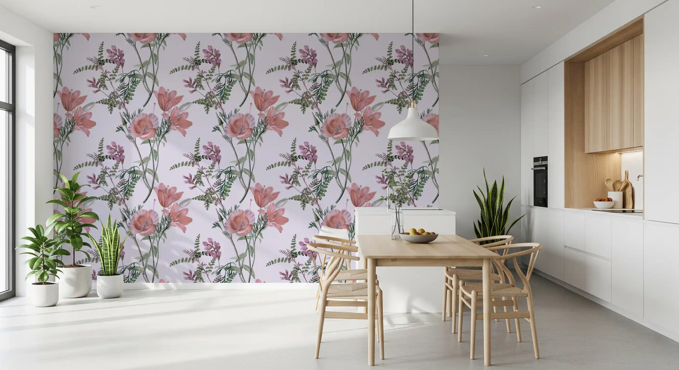 Whispers from the Lilac Garden Wallpaper