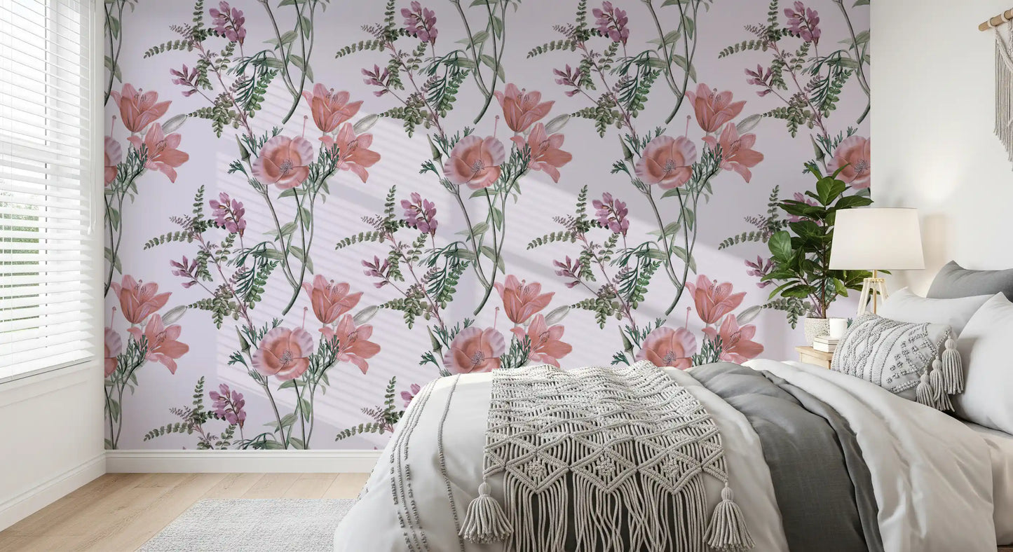 Whispers from the Lilac Garden Wallpaper
