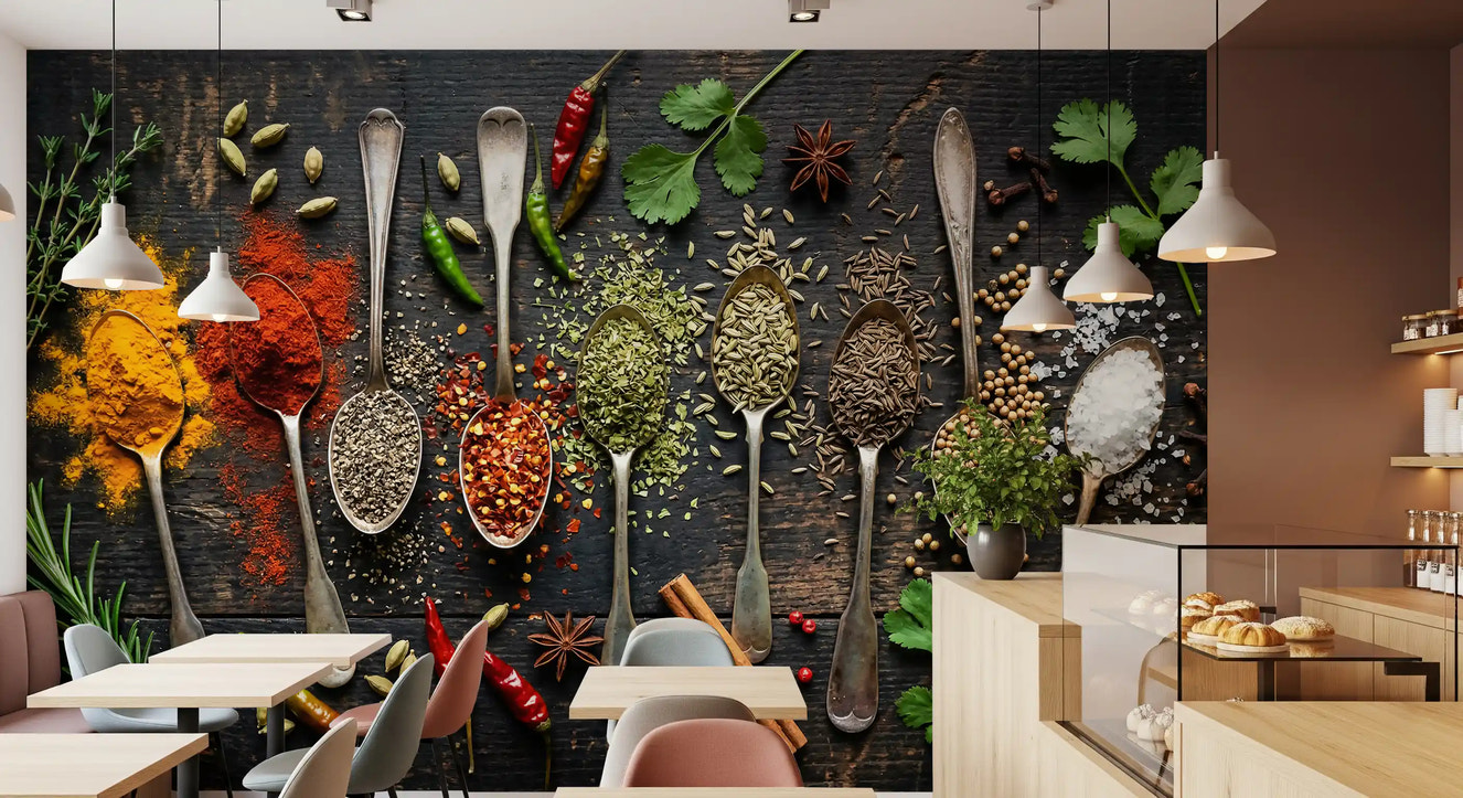 Aromatic Array Wall Mural