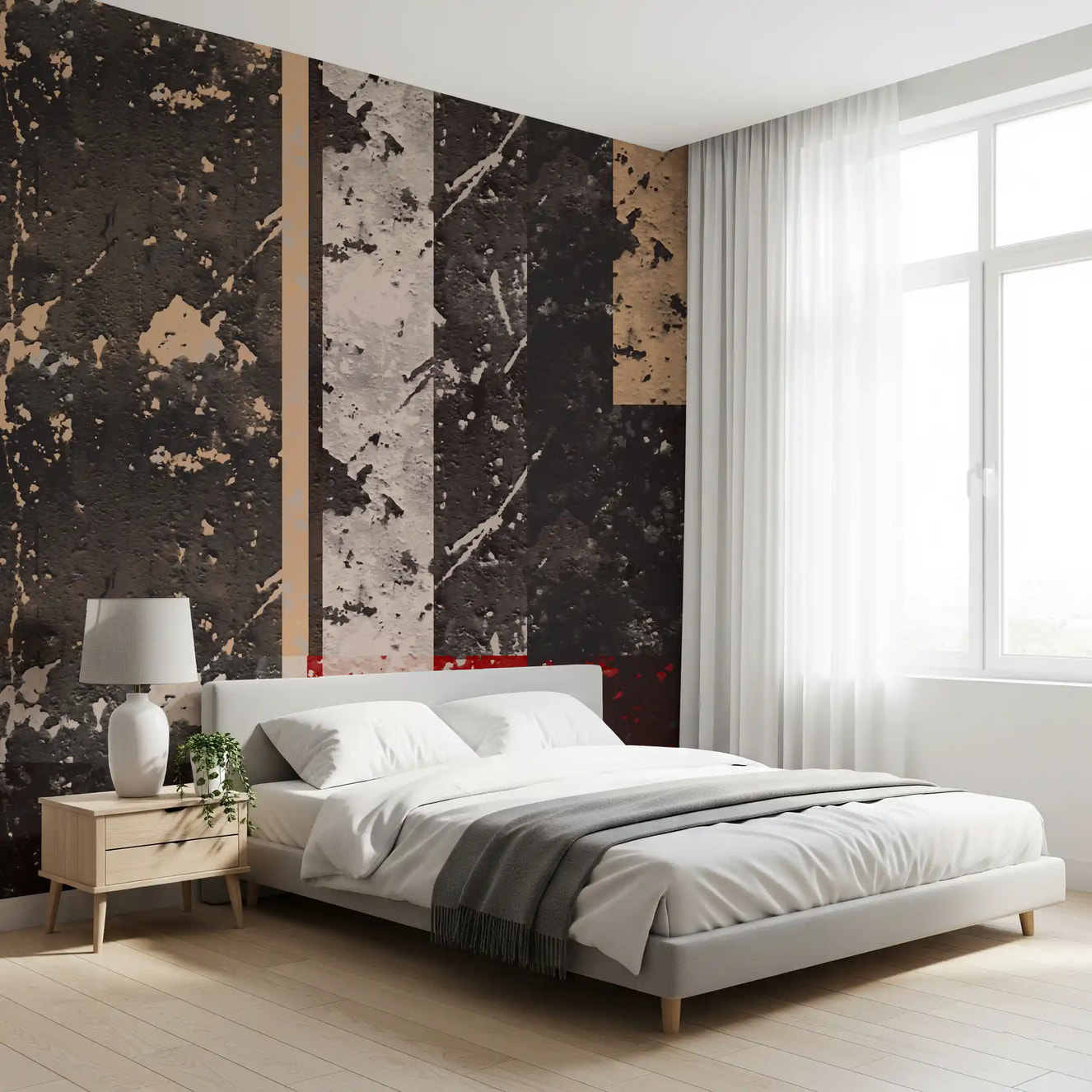 Urban Canvas Abstract Wall Mural