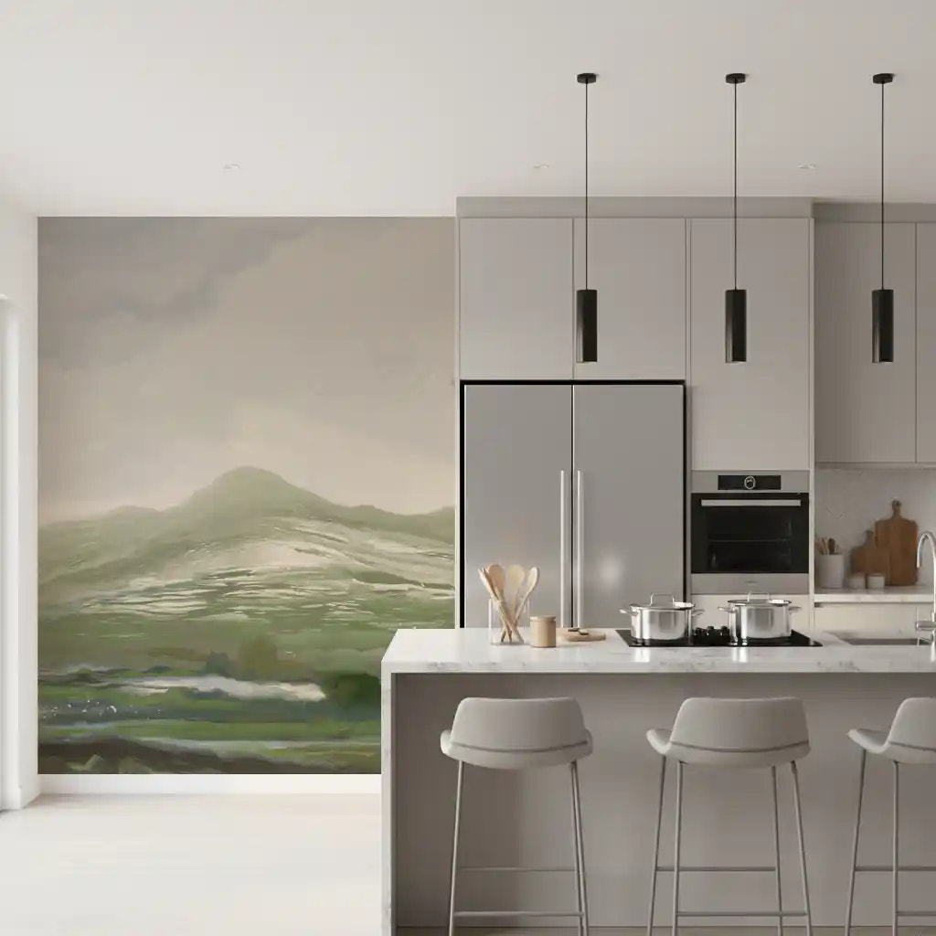 Pastoral Abstract landscape  Wall Mural