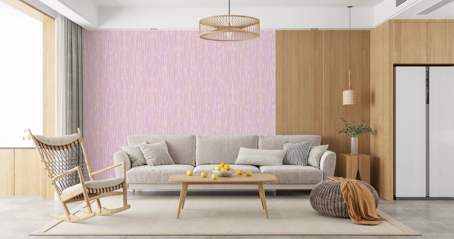 Ethereal Blush Strokes watercolor pink Wallpaper⁠