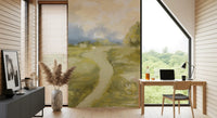 Quiet study area presenting the Soft Countryside painting oil impressionism wall mural