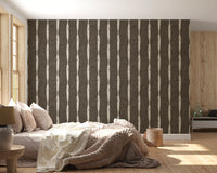 Earthy background contrasting with light strokes on a Cream Textured wallpaper.