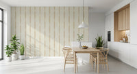 Soft neutral brushstrokes are highlighted across this creamy white wallpaper.