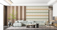 Looking at the wavy pastel bands on this lovely Marrakesh wallpaper surface.