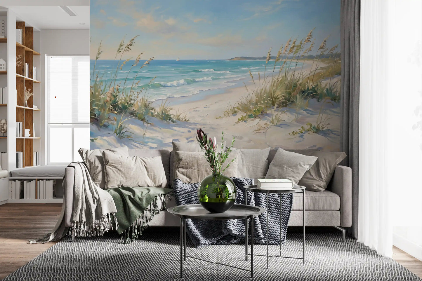Coastal Serenity Pathway Wall Mural