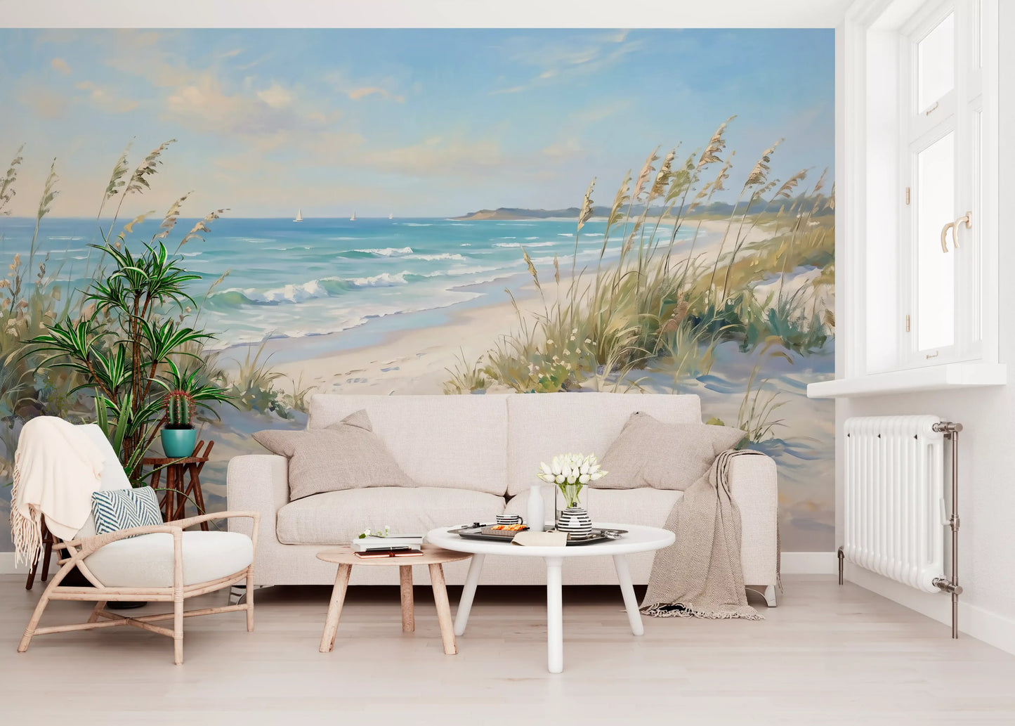 Coastal Serenity Pathway Wall Mural