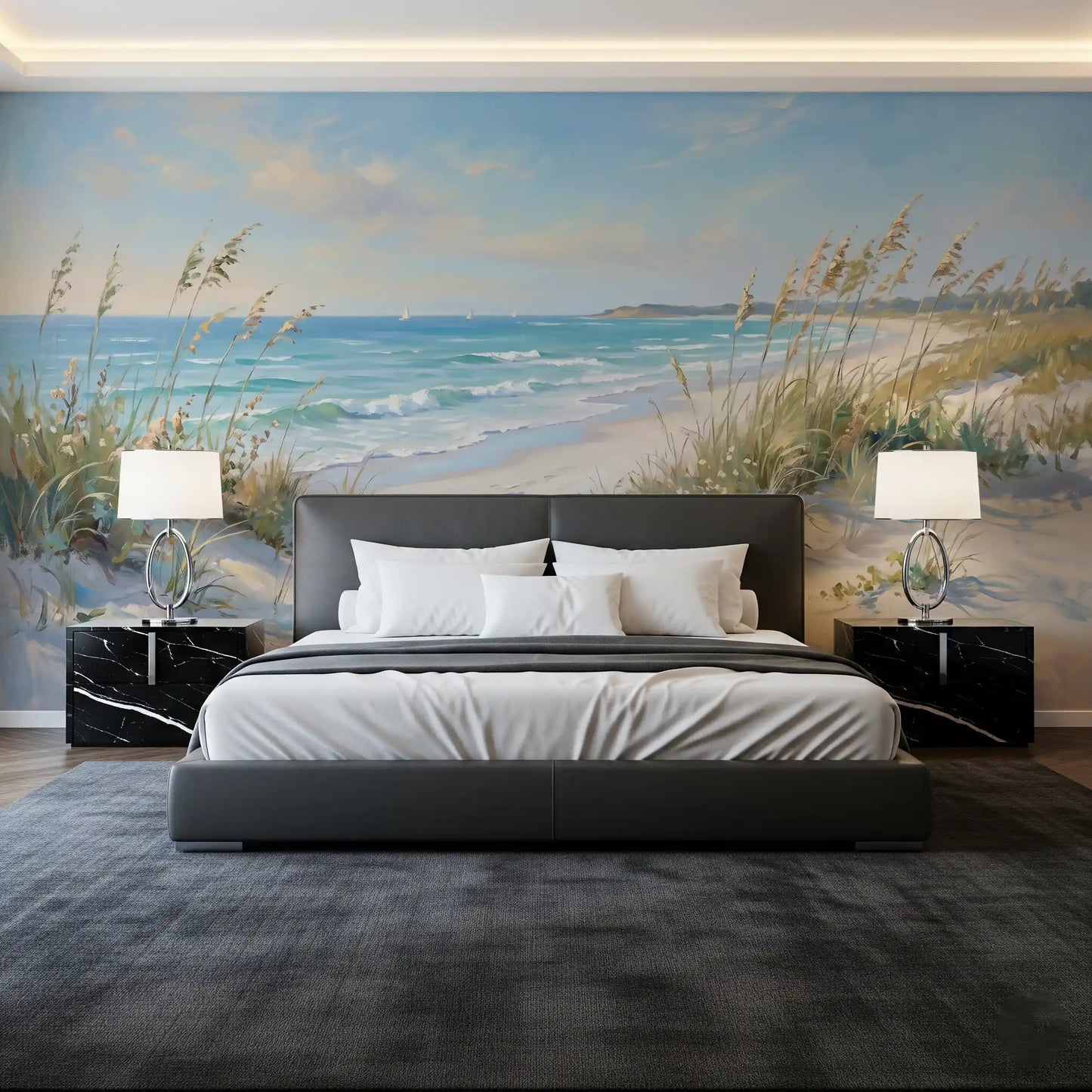 Coastal Serenity Pathway Wall Mural