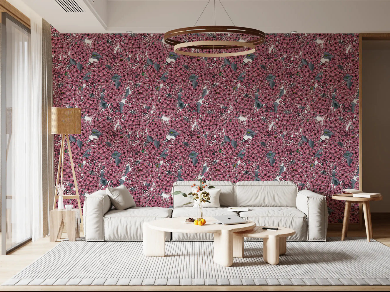 Pink Lilac garden Wallpaper⁠