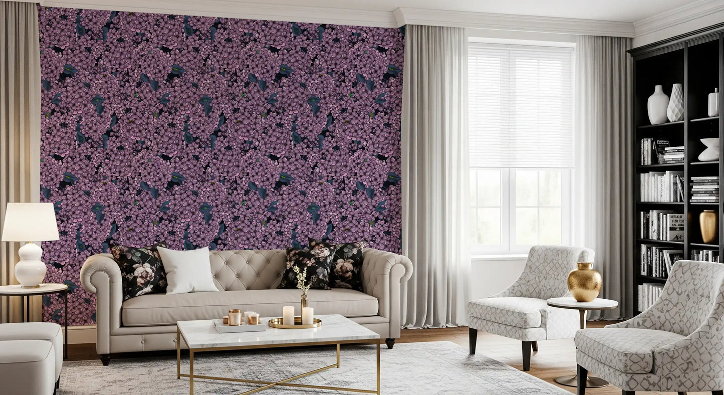 Violet Lilac garden Wallpaper⁠