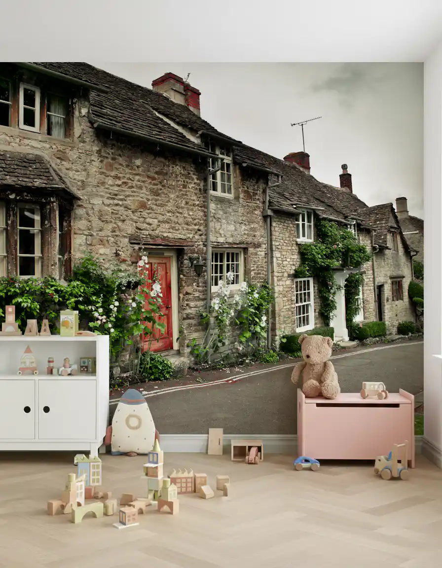 Timeless English Cottages Wall Mural