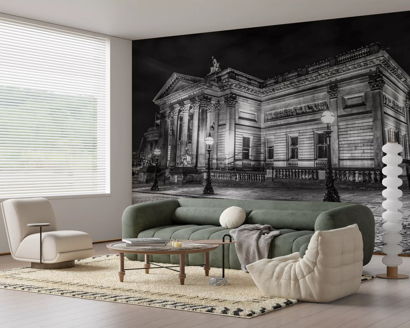 Classical Nightscape Wall Mural