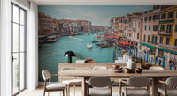 Our Grand wall mural lends a professional feel to the Dining room 