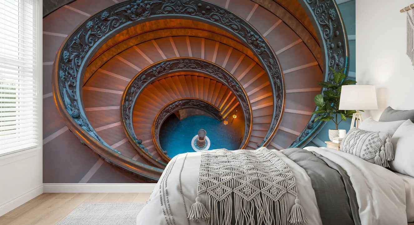 Bramante's Infinite Ascent Wall Mural