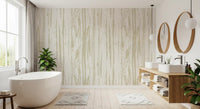 Ivory surface wallpaper with soft linework and clean printed movement