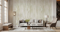 Office Home featuring ivory line wallpaper with subtle organic movement