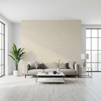 Textured Paint wallpaper showing overlapping white arcs on a sandy beige base