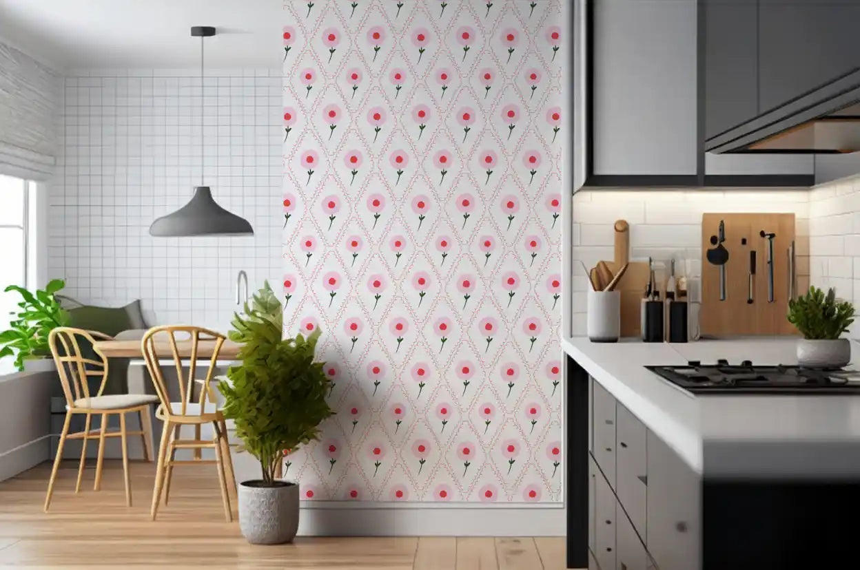 Cottage Roses Wallpaper⁠