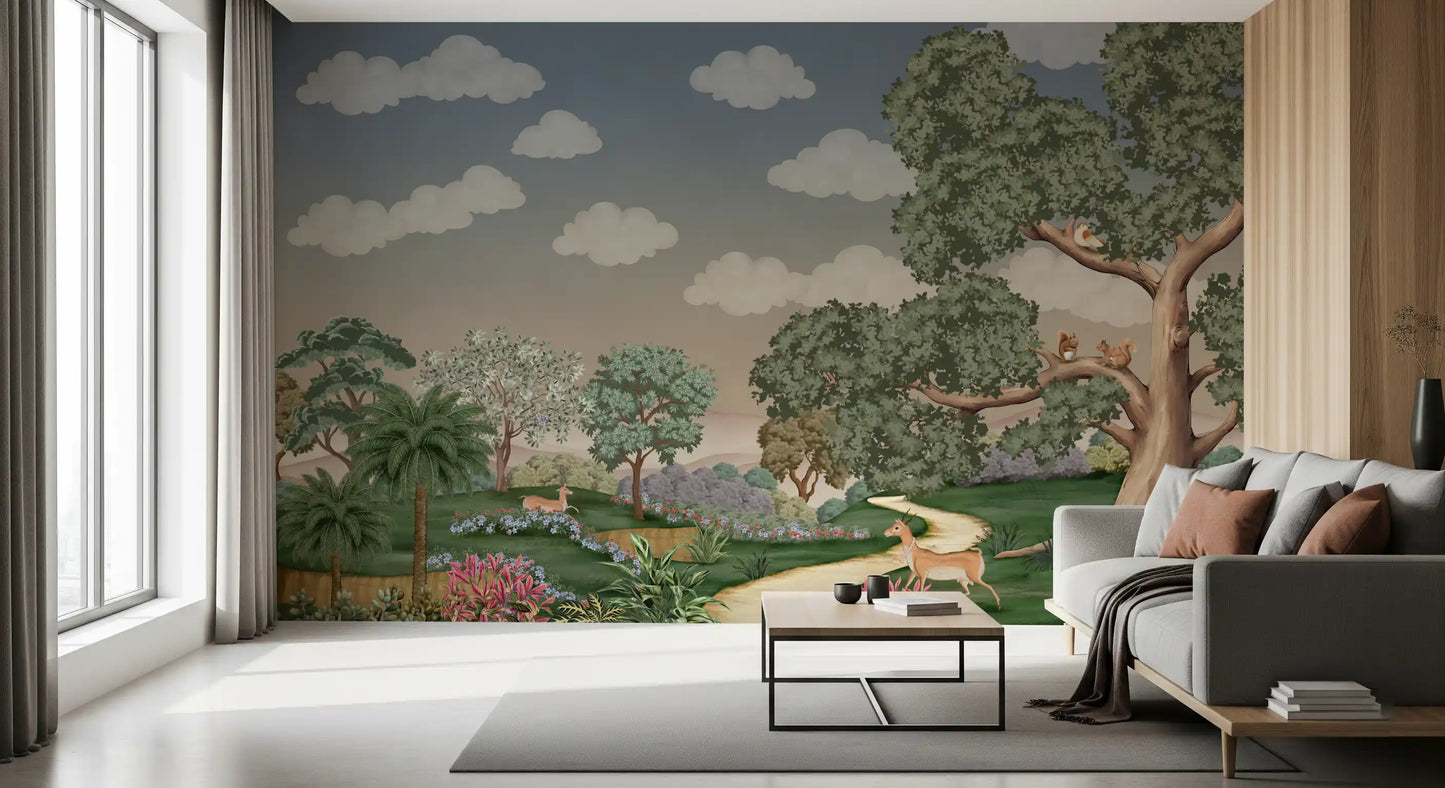 Enchanted Forest Path Wall Mural