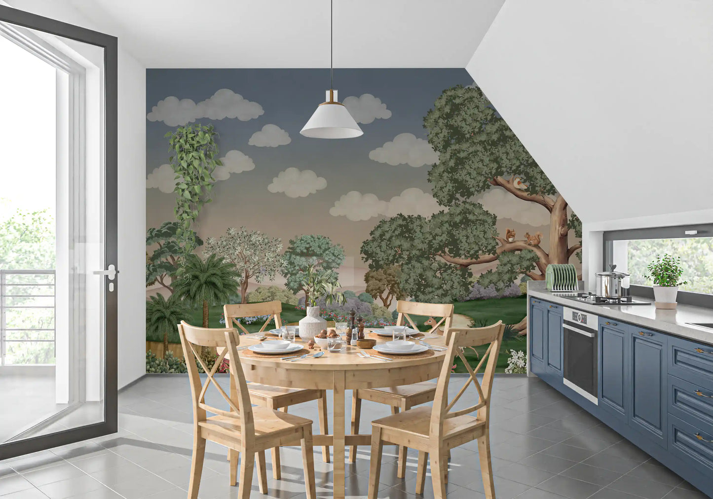 Enchanted Forest Path Wall Mural