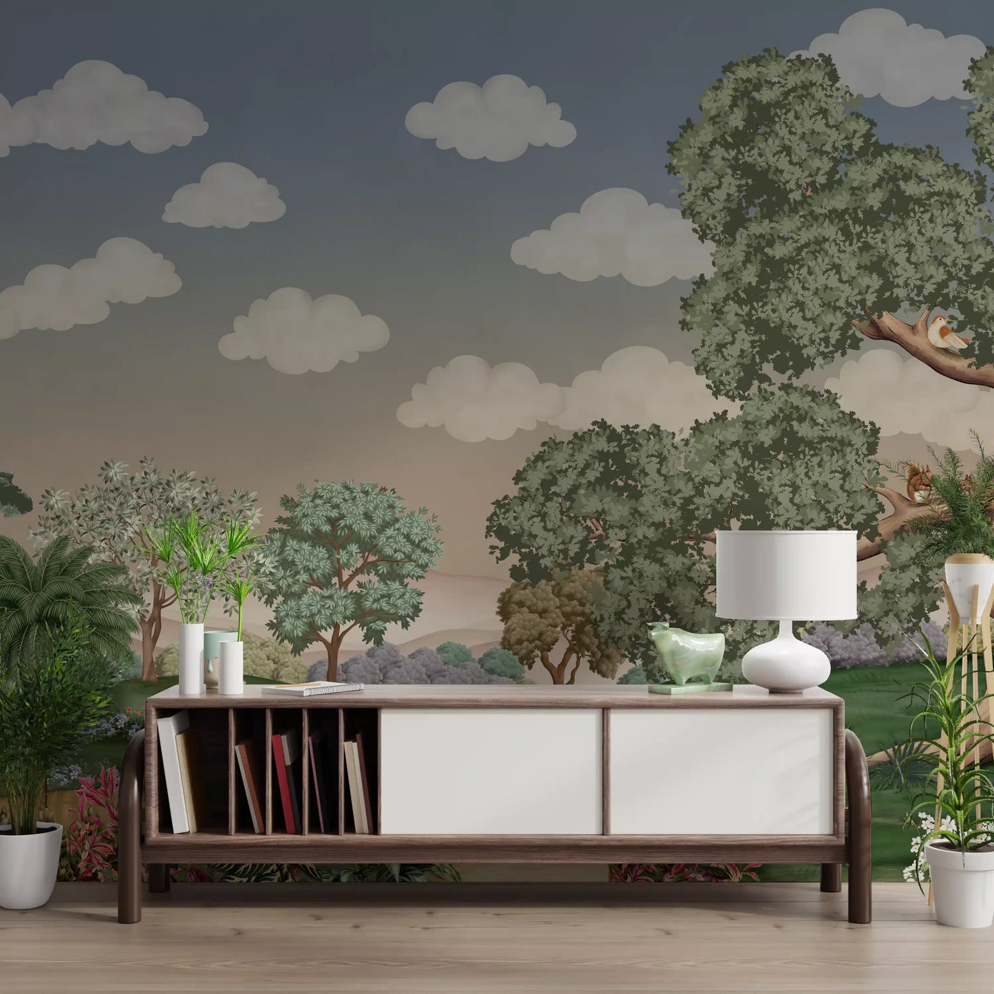 Enchanted Forest Path Wall Mural