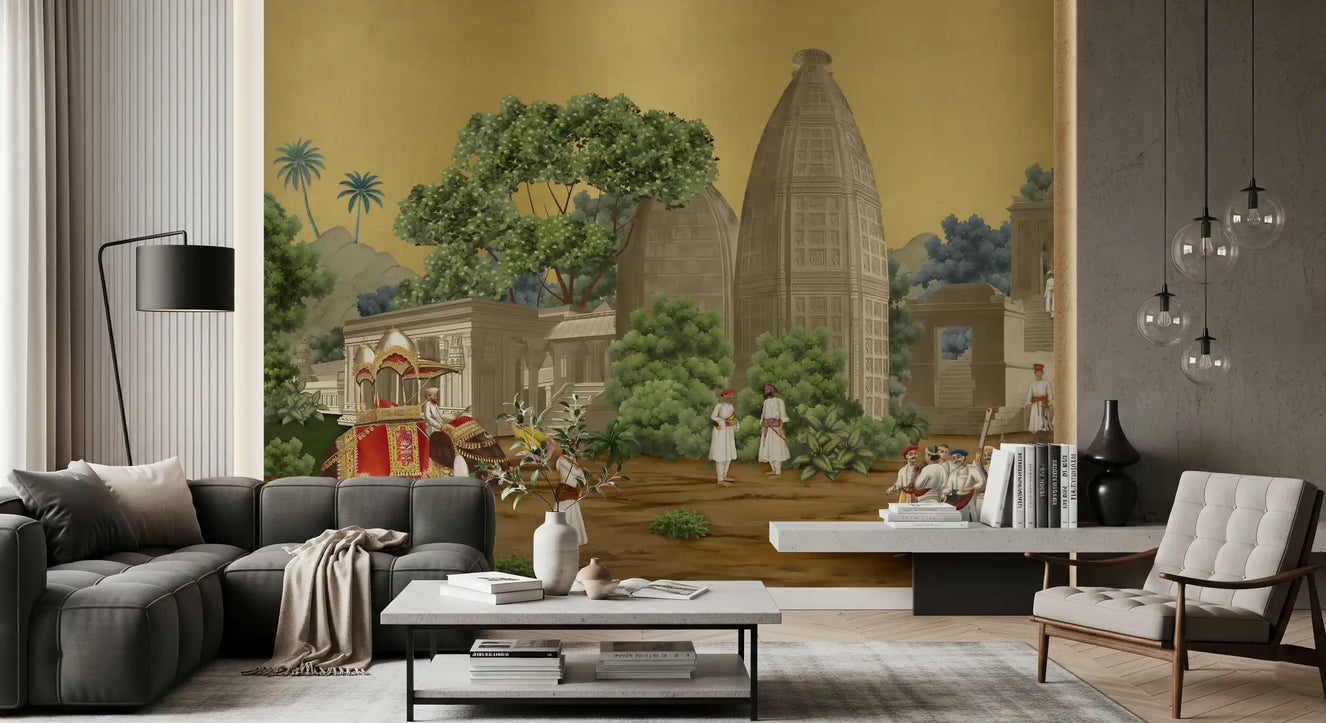 Palace Procession Mural Wall Mural