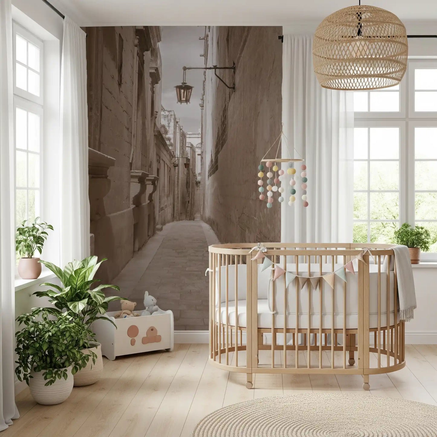 Timeless Stone Passage Wall Mural