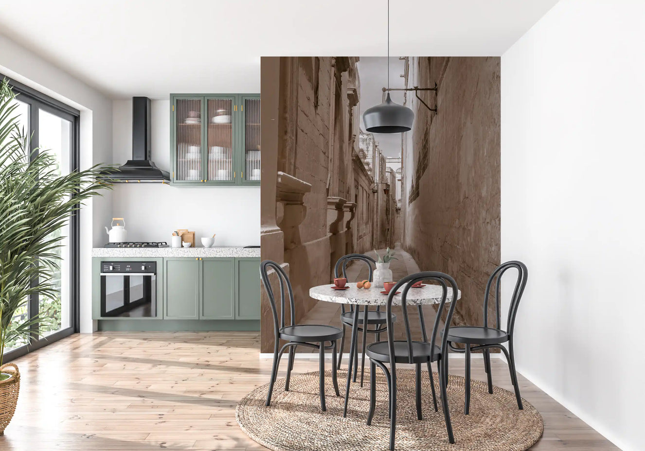 Timeless Stone Passage Wall Mural