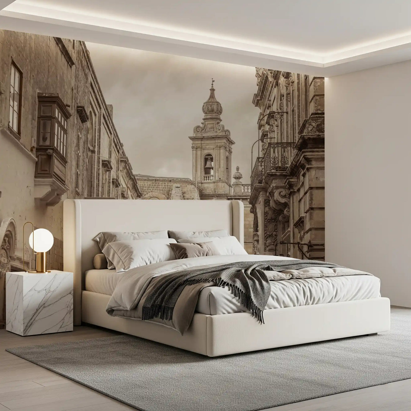 Mdina: Echoes of Stone and Spire Wall Mural