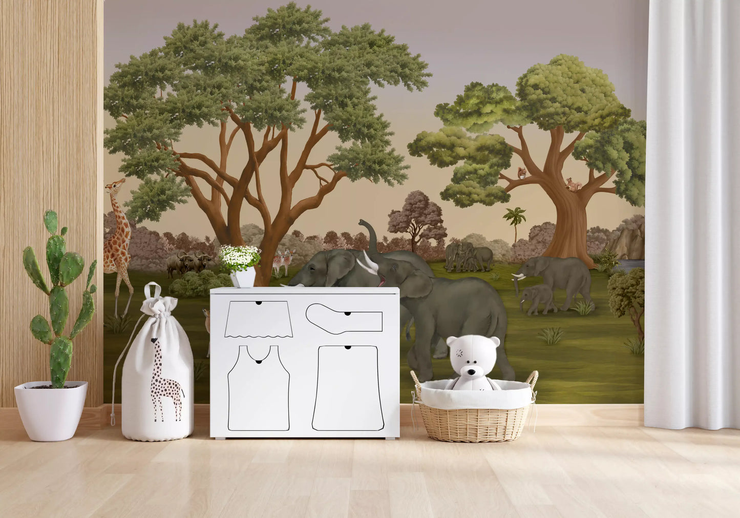 Savanna Serenity Wall Mural