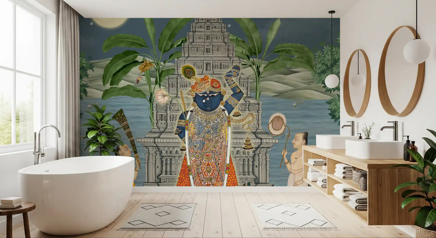 Moonlit Divine Realm Wall Mural