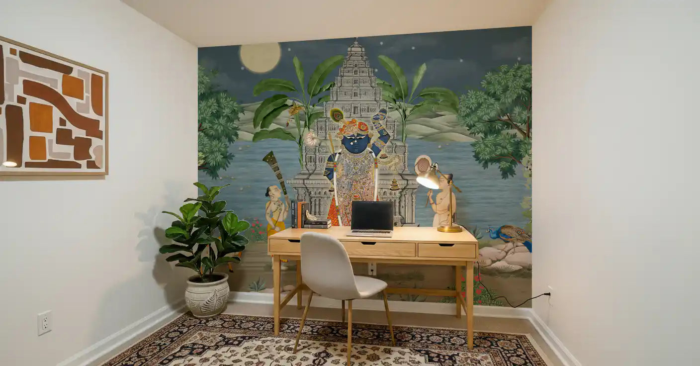 Moonlit Divine Realm Wall Mural