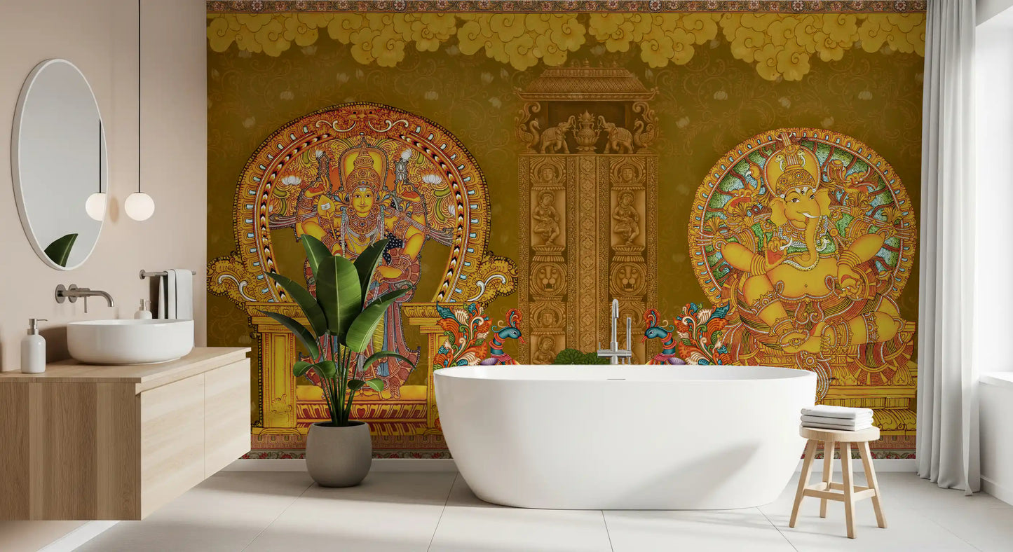 Kerala Mural Deities Wall Mural
