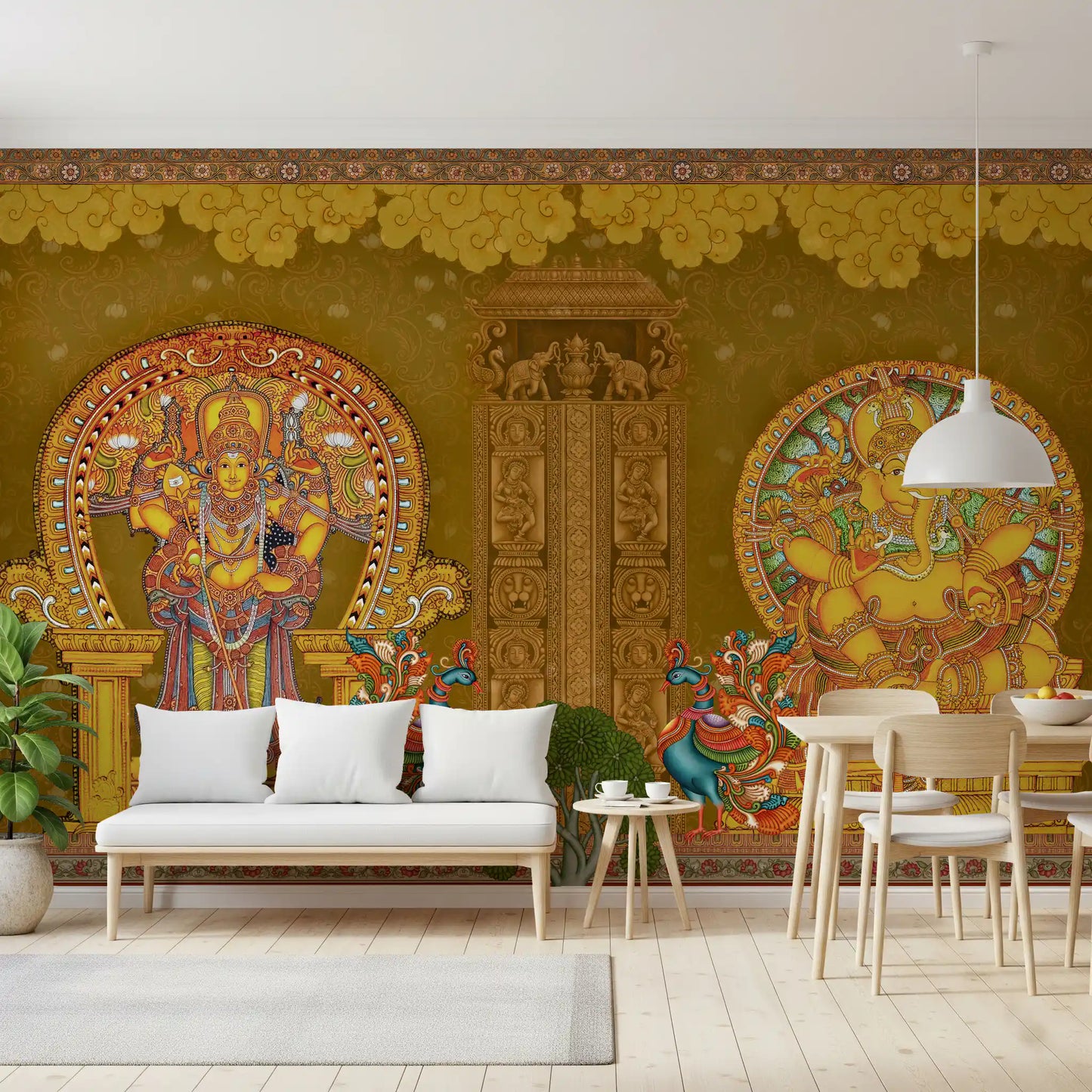 Kerala Mural Deities Wall Mural