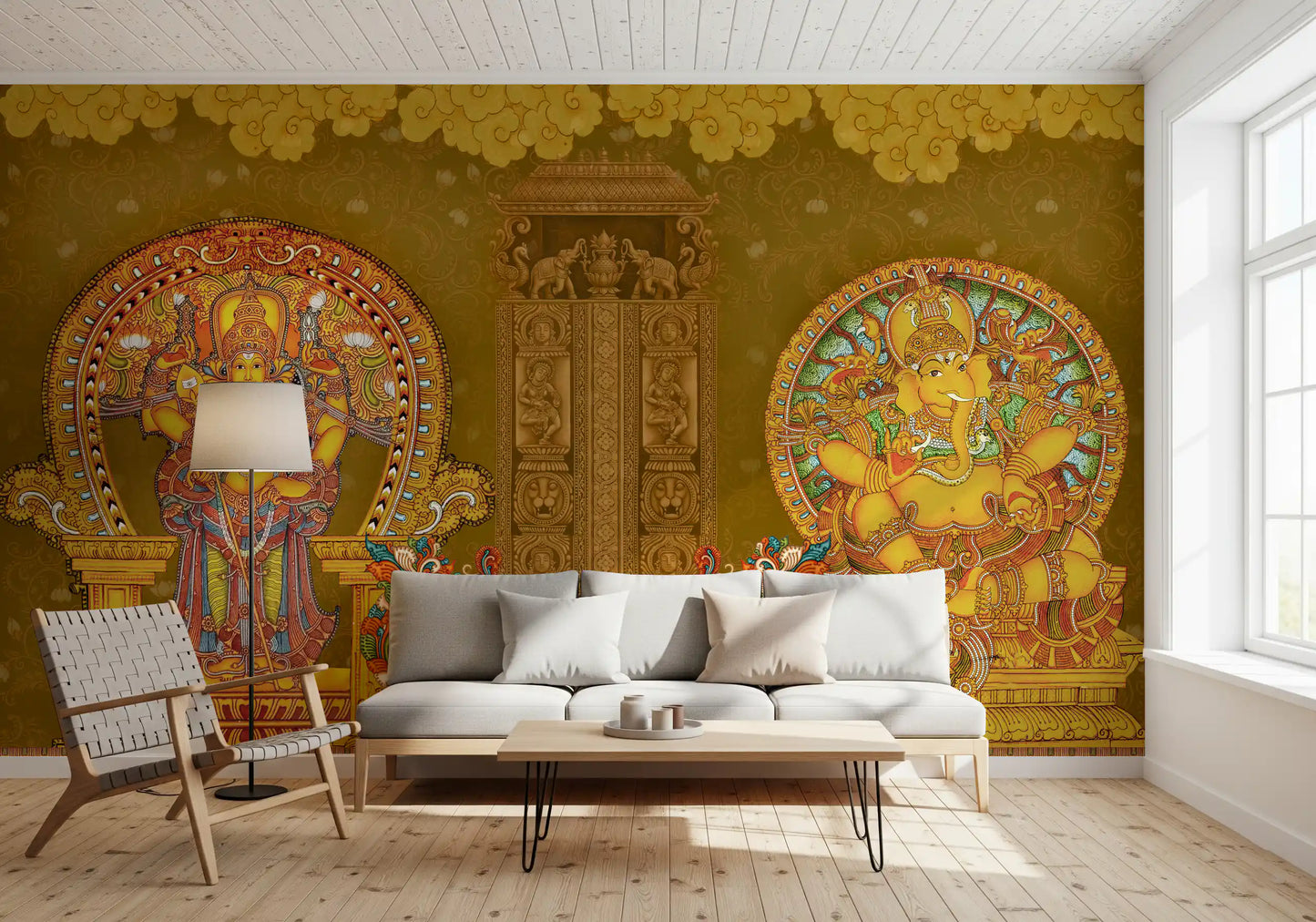 Kerala Mural Deities Wall Mural