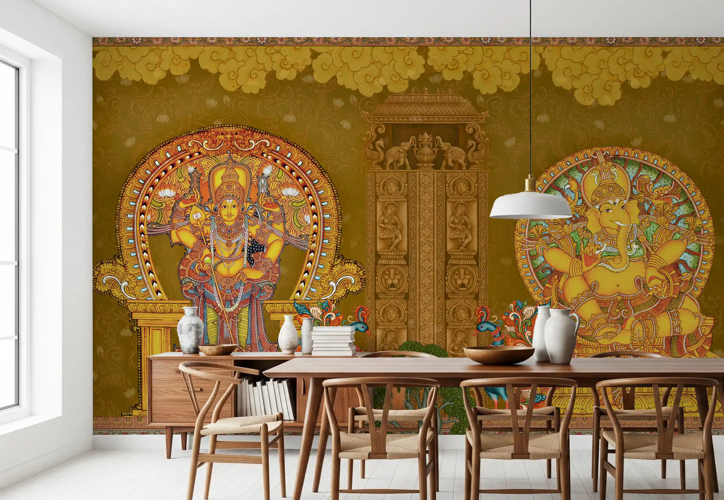 Kerala Mural Deities Wall Mural
