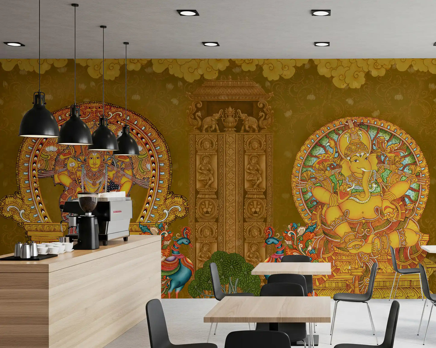Kerala Mural Deities Wall Mural